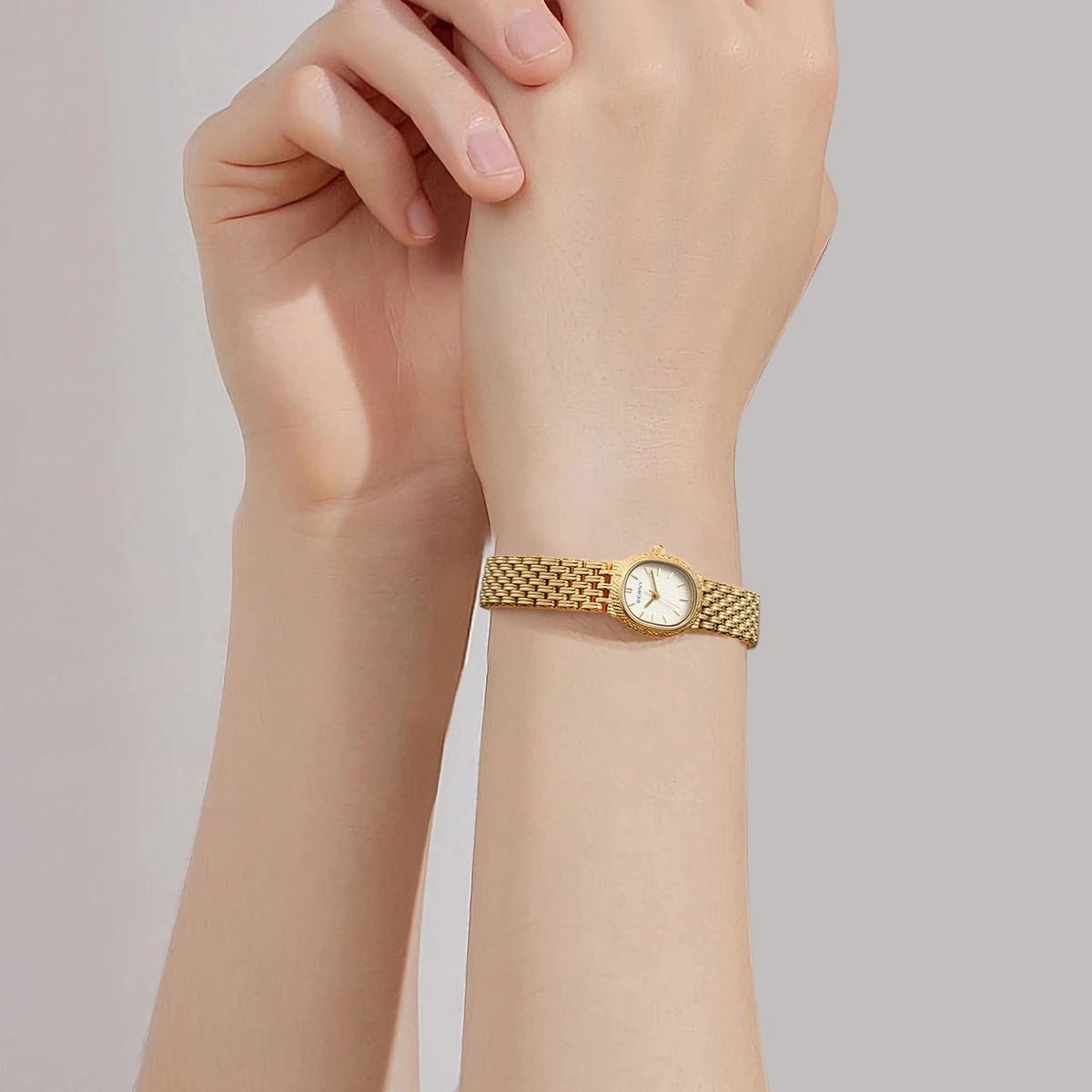 gold watch women