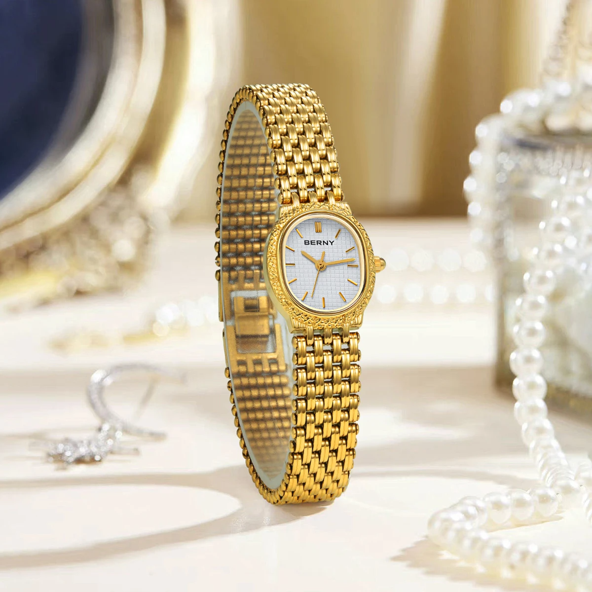 gold watch women