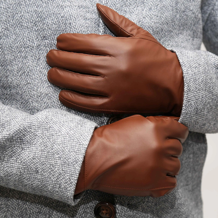 leather gloves men