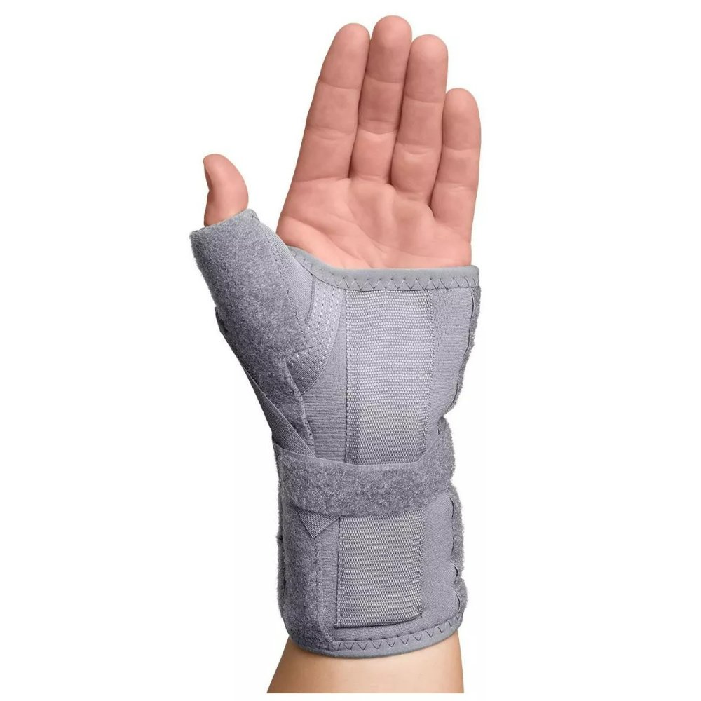 Grey Hand Compression Gloves