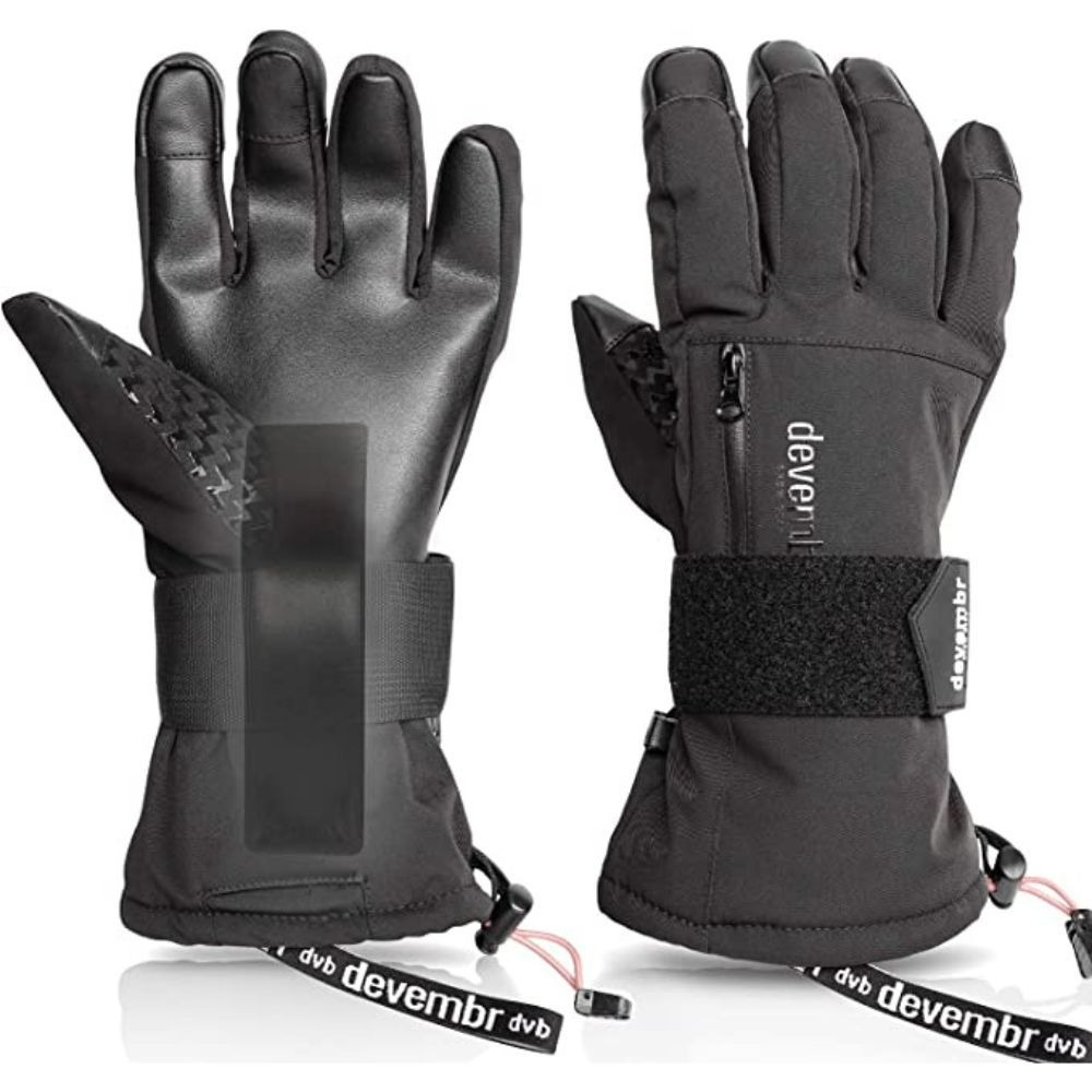 snowboard gloves with wrist guards