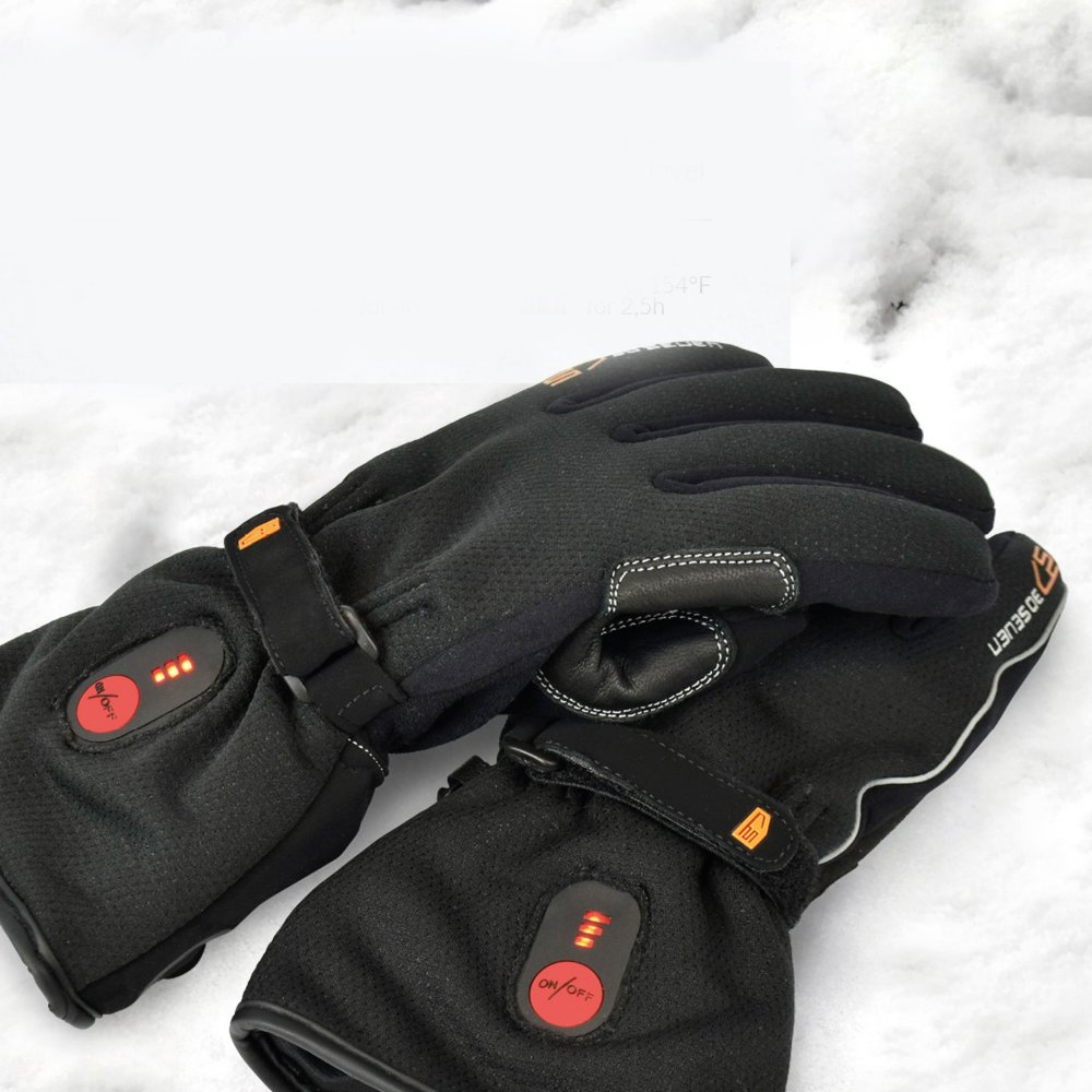 waterproof heated winter gloves