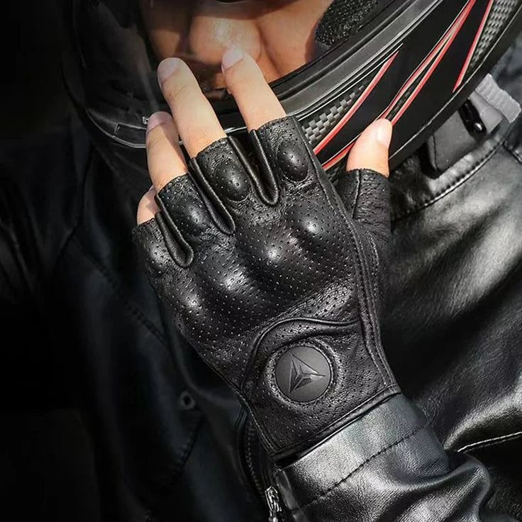 fingerless motorcycle gloves