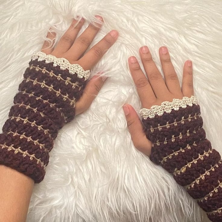 fingerless gloves crochet pattern